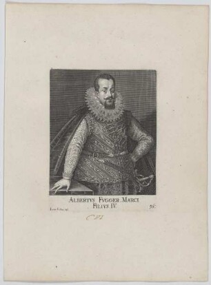 Bildnis des Albertvs Fvgger