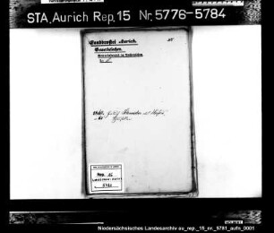 Hausierkonzessionen und -gesuche: Friedrich Schneider aus Herford, Schausteller