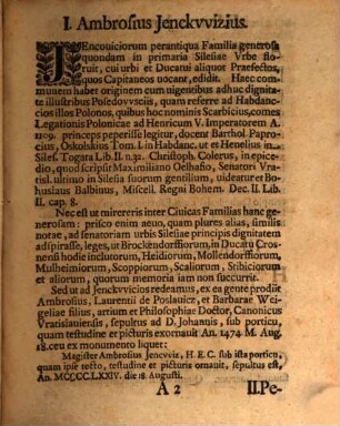 Eqvites Silesii, honoribus academicis fvlgentes, tribvs decadibvs comprehensi, Decas II.