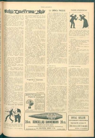 La crónica policial