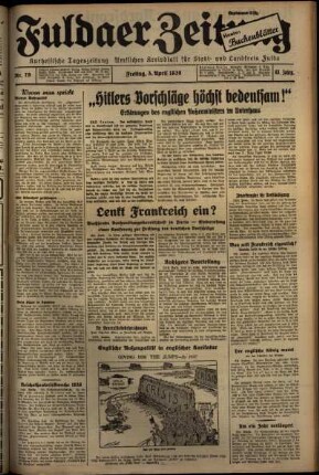 Ausgabe vom Freitag, den 03. April 1936.