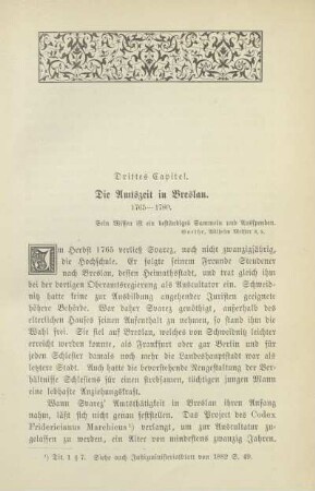 Drittes Kapitel. Die Amtszeit in Breslau. 1765- 1780