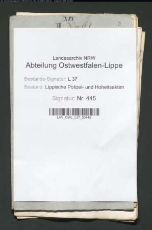 Geleit für die Juden zu Brake