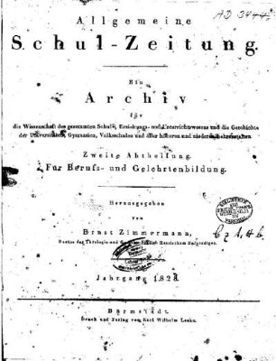 5: Allgemeine Schulzeitung - 1828
