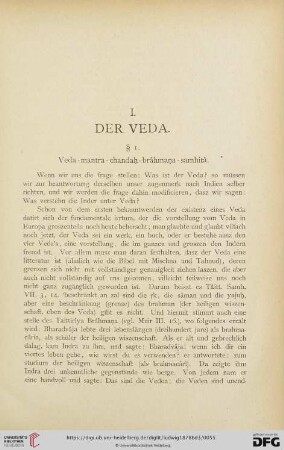 I. Der Veda