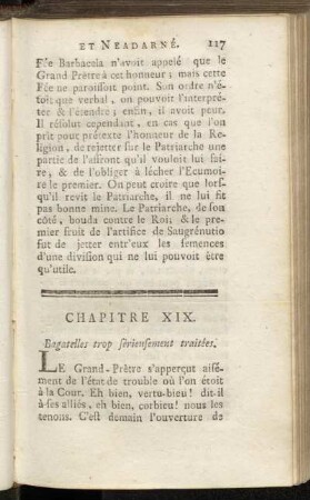Chapitre XIX. - Chapitre XX.
