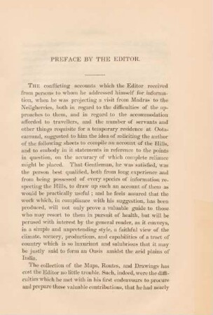 Preface by the editor