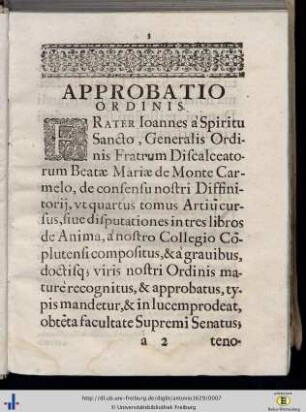 Approbationes.