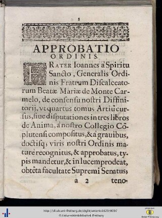Approbationes.