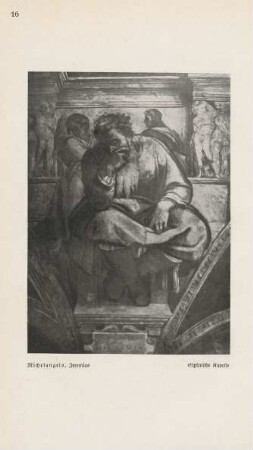 Michelangelo, Jeremias. Sixtinische Kapelle