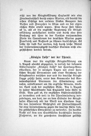 "Königin Luise" vor der Themse.