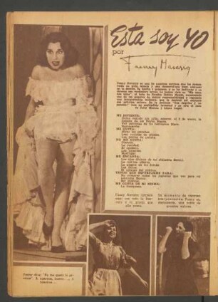 Esta soy yo - Por Fanny Navarro