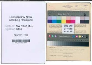 Entnazifizierung Ella Stumm , geb. 02.10.1891 (Krankenschw.)