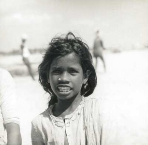 Indien. Indisches Mädchen aus der Gegend um Madras