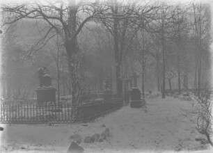 Chemnitz, Friedhof : Chemnitz. Friedhof. Winteraufnahme