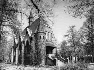 Gemeindefriedhof (heute Waldfriedhof Oberschöneweide) / Friedhofskapelle; Berlin, Treptow-Köpenick