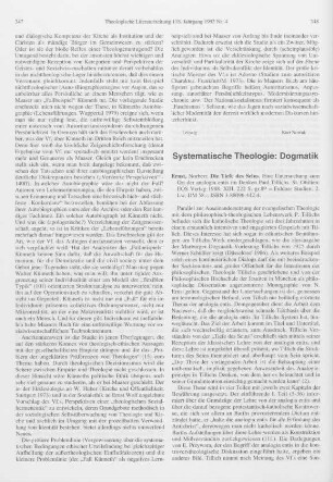 348-350 [Rezension] Ernst, Norbert, Die Tiefe des Seins