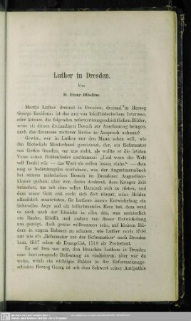 Luther in Dresden