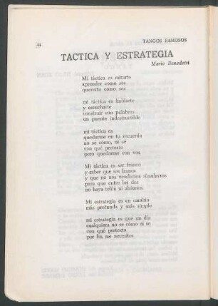 Táctia y estrategia