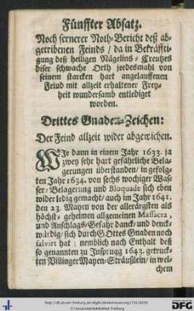 Fünffter Absatz.