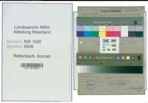Entnazifizierung Konrad Rettenbach , geb. 19.09.1890 (Inspektor)