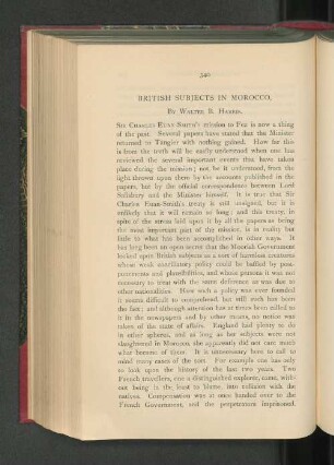 British Subjects in Morocco.