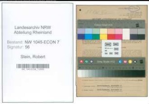 Entnazifizierung Robert Stein , geb. 07.06.1896 (Goldschmied)