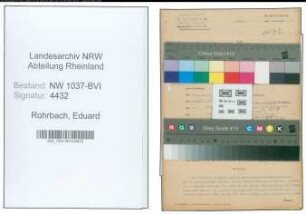 Entnazifizierung Eduard Rohrbach , geb. 25.04.1903 (Stadtdirektor)