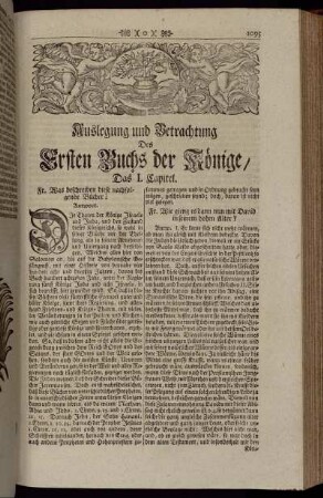 Auslegung und Betrachtung Des Ersten Buchs der Könige