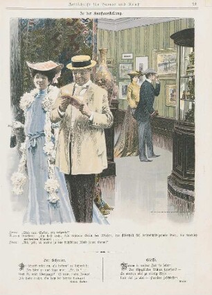 In der Kunstausstellung
