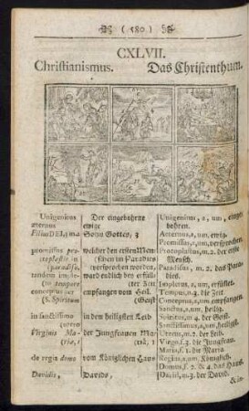 CXLVII. Christianismus. Das Christenthum