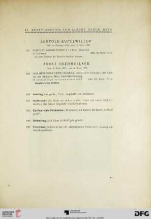 Adolf Obermüllner (Nr. 852-857)