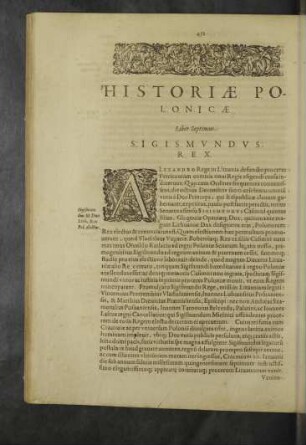 Sigismundus Rex. [Seite 452 - 521]
