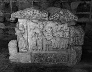 Sarkophag des Egas Monisa mit Szenen seines Todes und Bestattung
