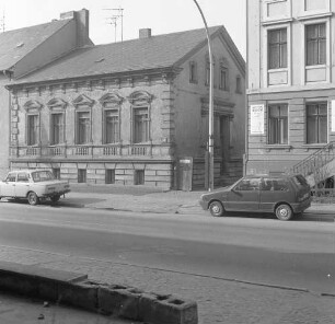 Bernau, Breitscheidstraße 42. Wohnhaus (um 1900). Straßenansicht