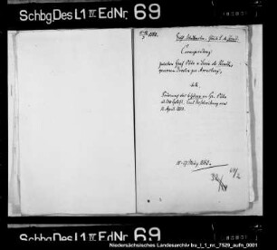 Schuldensachen des Levin de Wendt