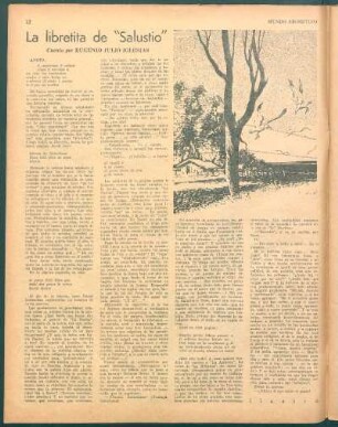 La libretita de "Salustio" : Cuento por Eugenio Julio Iglesias