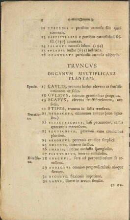 Truncus Organum Multiplicans Plantam