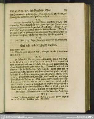Das acht und dreyßigste Capitel