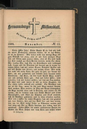 No. 11. November. 1868.