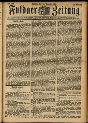 Ausgabe vom Samstag, den 16. Dezember 1893.