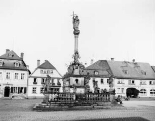 Pestsäule auf dem Markt