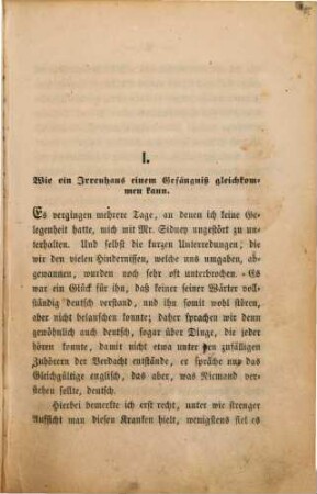 Der Irre von St. James : aus dem Reisetagebuche eines Arztes, 2