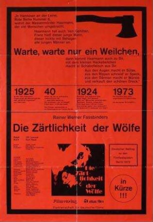 Die Zärtlichkeit der Wölfe