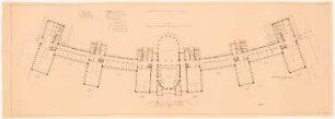 I.G.-Farben, Frankfurt/Main Verwaltungsgebäude: Grundriss Erdgeschoss 1:200 (von Inv.Nr. 3958)