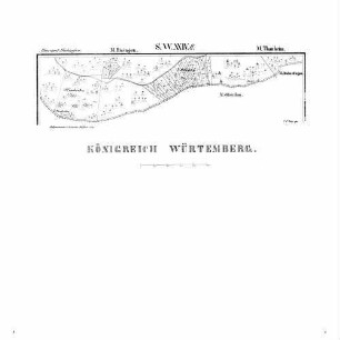 Kartenblatt SW XXIV 8 Stand 1861 (nur hohenzollerischer Teil)