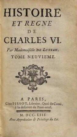 Histoire Et Regne De Charles VI., 9