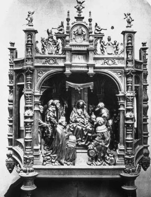 Köln, Dom, St. Peter und St. Maria, Schatzkammer, Epitaph des Jakob v. Croyniederländisch
