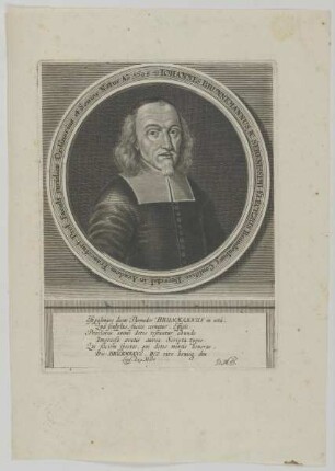 Bildnis des Iohannes Brunnemannus