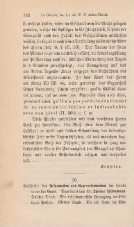 542-544 [Rezension] Wiedemann, Theodor, Geschichte der Reformation und Gegenreformation im Lande unter der Enns